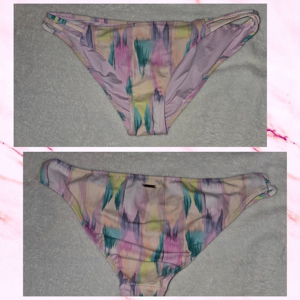 ❤️ Victoria's Secret Multicolor Bikini Sz 34D & M - Picture 2 of 15